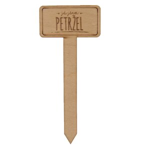 Zápich do květináče petržel