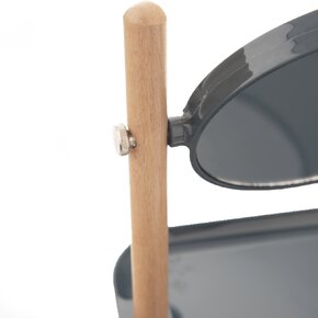 Kosmetické zrcátko se stojánkem 22,5x23 cm