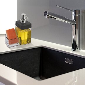 Dávkovač saponátu GREY s organizérem 0,56 l