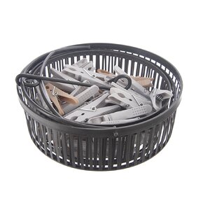 Prádelní kolíčky v košíku 50 ks