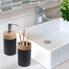 Držák na zubní kartáčky BLACK