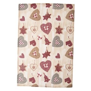 Kuchyňská utěrka SRDCE 3 ks