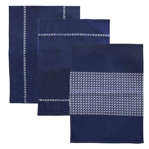 Kuchyňská utěrka MODROBÍLÁ 3 ks