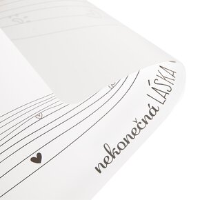 Prostírání NEKONEČNÁ LÁSKA pes 43x28 cm