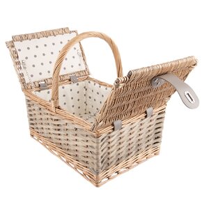 Piknikový koš s textilní vsadkou