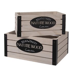 Dekorativní bedýnka Rustic 31x21x13 cm