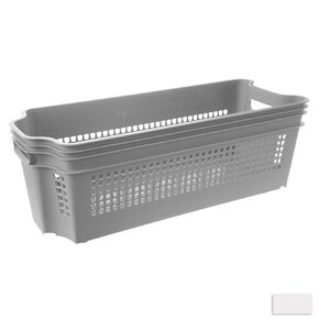 Košík Stack stohovat. kolečka 49,5x19x18 cm 