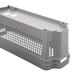 Košík Stack stohovat. kolečka 49,5x19x18 cm 