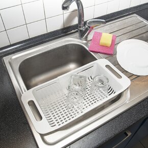 Košík do dřezu 32/44x20x8 cm