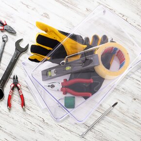 Košík-organizér UROVNEJTO s víkem 32,5x20x10 cm