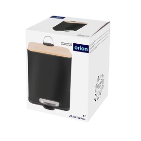 Odpadkový koš BLACK 5 l