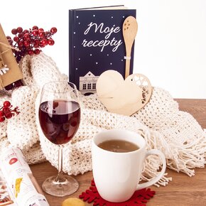 Kniha na recepty s vařečkou DOMKY 