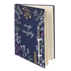Kniha na recepty s tužkou LOUKA 