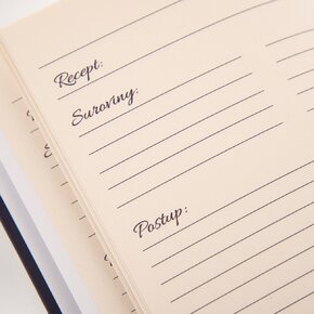 Kniha na recepty DOMKY 