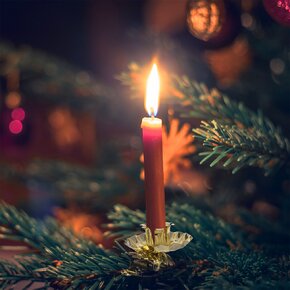 Držák na svíčky s klipem pr. 1,5 cm 10 ks 