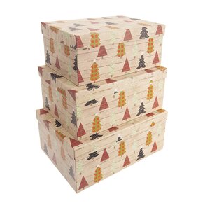 Dárková krabice STROMEK 3 ks