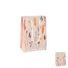 Dárková taška květy 11,5x6x15,5 cm