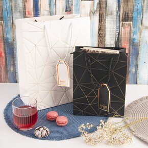 Dárková taška mřížka 18x10x23 cm