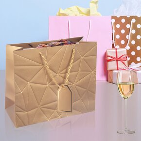 Dárková taška mřížka 31x12x26 cm