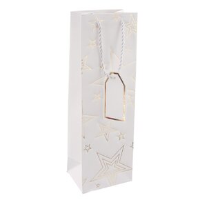 Dárková taška hvězda 12x9x36 cm 