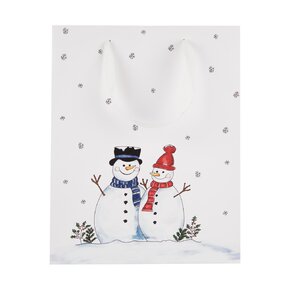 Dárková taška SNĚHULÁK 26x12x32 cm