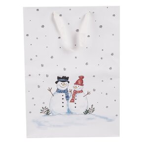 Dárková taška SNĚHULÁK 32,5x10x45,5 cm