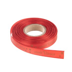 Vánoční stuha Veselé Vánoce 25 m