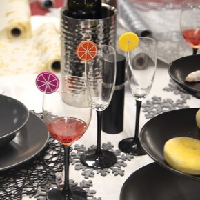 Rozlišovač na sklenice citrusy 8 ks