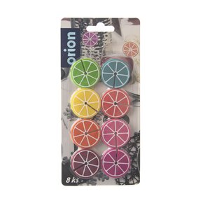 Rozlišovač na sklenice citrusy 8 ks