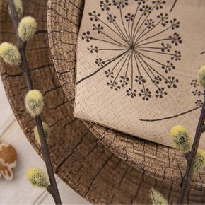 Servírovací ubrousky Pampelišky