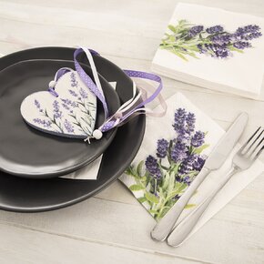 Servírovací ubrousky levandule