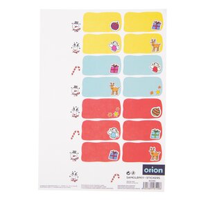 Samolepky Vánoce dětské prázdné