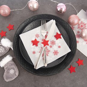 Servírovací ubrousky baňka VLOČKA