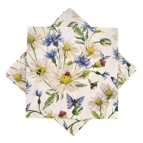 Servírovací ubrousky jarní květy