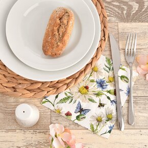 Servírovací ubrousky jarní květy