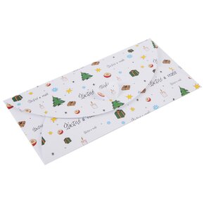 Papírová obálka Šťastné a veselé 