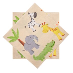 Servírovací ubrousky zoo