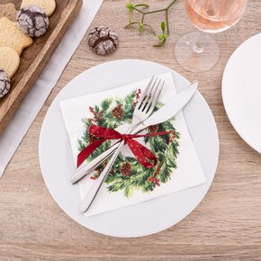 Servírovací ubrousky věnec