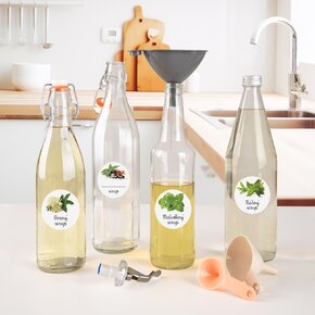 Samolepky na láhve Bezový sirup