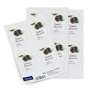 Samolepky na láhve Domácí slivovice