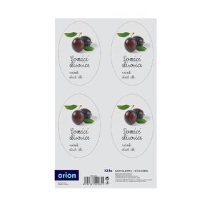 Samolepky na láhve Domácí slivovice