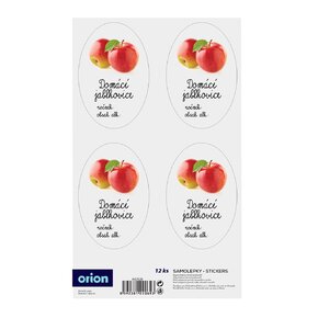 Samolepky na láhve Domácí jablkovice