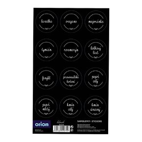 Samolepky na kořenky BLACK 