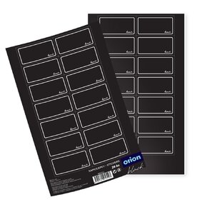 Samolepky na kořenky BLACK 