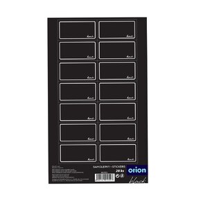 Samolepky na kořenky BLACK 