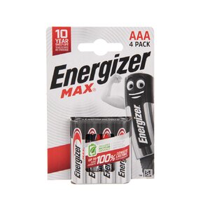 Alkalické baterie mikrotužka AAA 1,5 V 4 ks